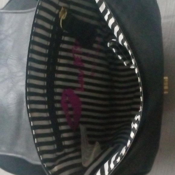 BETSEY JOHNSON LUV CROSSBODY BAG FRENCHIE FRENCH BULL TERRIER  w BOW MINI BAG - Picture 8 of 17